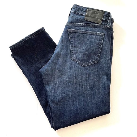AG Adriano Goldschmied Jeans Mens Size 31x27 Owens Athletic Fit‎ Dark Wash Denim - Picture 9 of 10